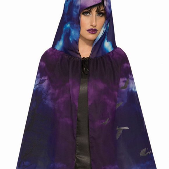 Grave and Ghoul Cape Sublimation Costume - Picture 1 of 2